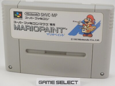 Mario Paint Bros Nintendo Super Famicom SNES JAP Spielkarte Original