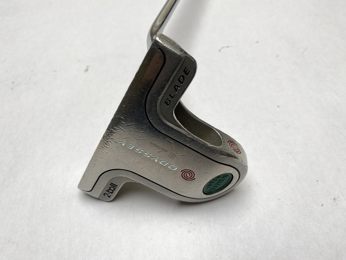 オデッセイ WHITE STEEL 2・ball BLADE 34インチ レフティ パター PT 
