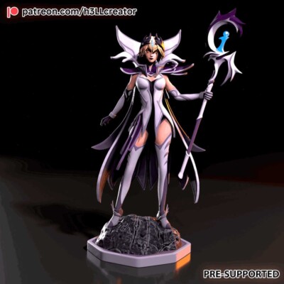 LeBlanc - League of Legends - 3D Printed Resin Miniature - Videogames - Unpainted