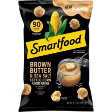 Smartfood PopCorn BROWN BUTTER  SEA SALT Kettle Corn Snack 6.5 oz LIMITED 1 Bag