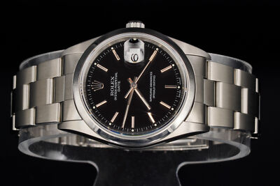 Rolex Date 15200 Stainless Steel Watch Oyster Band Sapphire