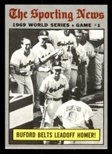 1970 Topps Baseball #305 World Series Game 1 (Buford Belts ...) EX/MT *e2