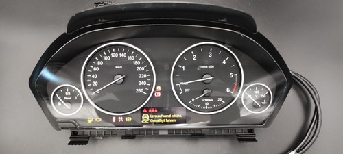 Original BMW 3er 4er Tacho Kombiinstrument Cluster km/h Diesel 9372473