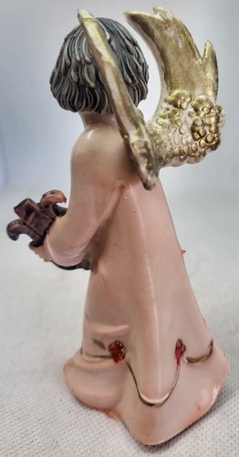 Fontanini Angel Depose Italy #162 Figurine w Harp 4.5" TALL Spider Mark VINTAGE - Picture 3 of 5