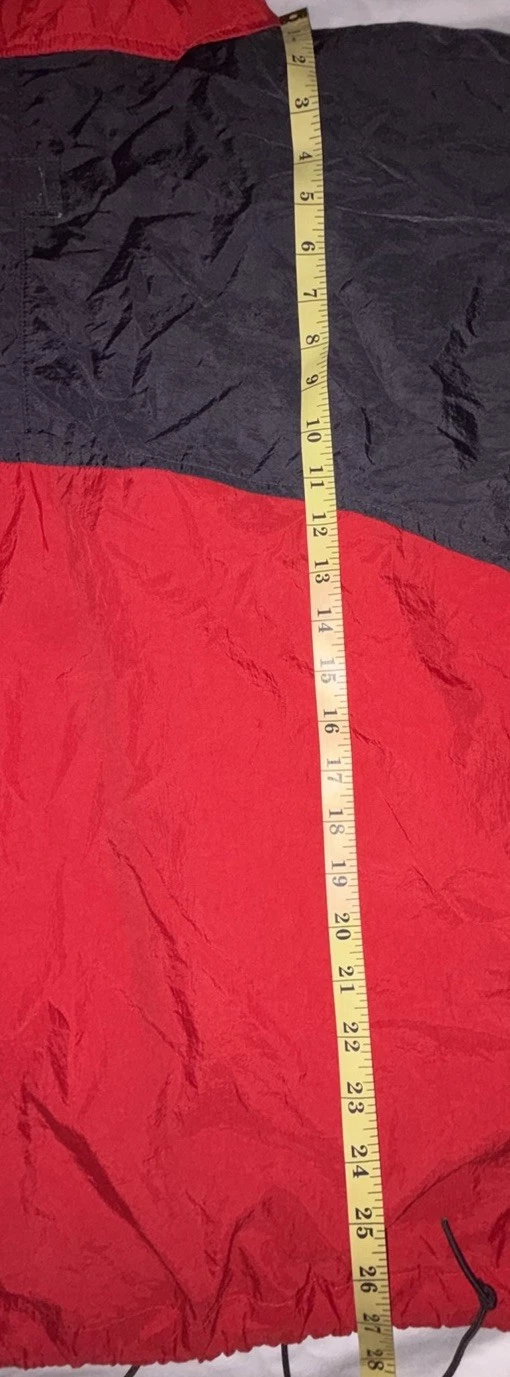 Marlboro Adventure Team Men’s XL Red/Black Hooded Full Zip Windbreaker - product detail image 8