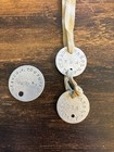 WWI U.S. Army One-Hole Dog Tags Lot – Named ROSENBERG – Original WW1 ID Tags — photo 2