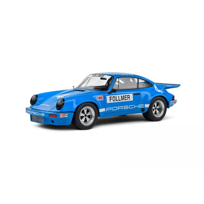 PORSCHE 911 CARRERA 3.0 RSR N.4 IROC RIVERSIDE 1974 GEORGE FOLLMER 1:18 Solido A