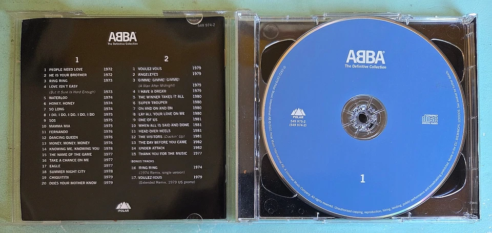 ABBA - The Definite Collection 2CD EU 2001 Zustand: CD1: akzeptab CD2: sehr gut - Bild 2 von 4