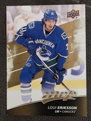 2017-18 Upper Deck MVP #44 Loui Eriksson Vancouver Canucks NHL Hockey Card
