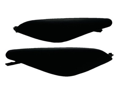 BMW E70 E71 X5M X6M Center Console Left & Right Knee Pad Leather Black Set! OEM