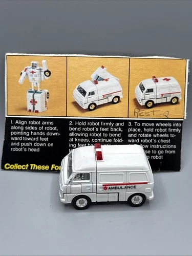 Vintagr Rest-Q MR-15 100% Complete Gobots Action Figure 1983 Bandai Tonka