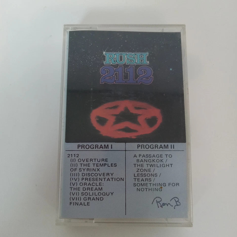 RUSH 2112 1976 Canadian ANTHEM Original Cassette Tape 4AN-1-1004 - Image 2 of 4