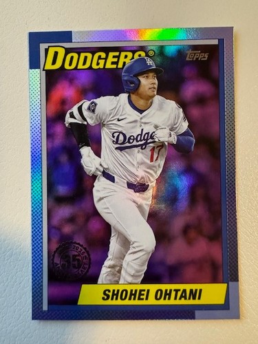 2025 Topps Update Shohei Ohtani 1990 Topps Baseball Pink Foil #U90-33