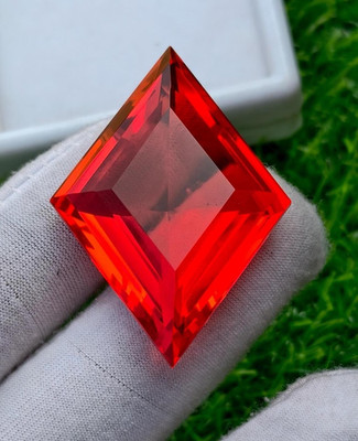 GIE Certified Natural Brazilian 90.22 Ct Orange Topaz Fancy Cut Loose Gemstone