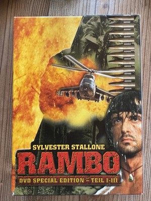 RAMBO - Die Special Edition Teil I + II + III --- 3 DVD Box 