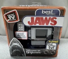 Tiny TV Classics JAWS Edition Best Clips Real Mini Television Brand New S5