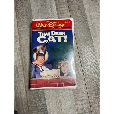 Disney That Darn Cat VHS Hayley Mills Collection 9837 Clamshell Case G Rated