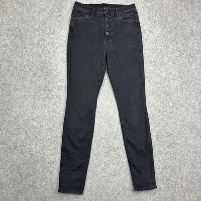 MOTHER The Pixie Swooner Skimp Jeans Womens 29 Button Fly High Rise Not Guilty