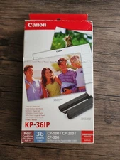 Cannon KP-36IP Contact Photo 36 sheets 3 color cassette open box all there
