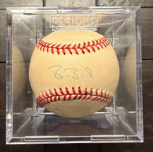 Barry Bonds Autographed Official National League Signed Baseball Giants PSA/DNA