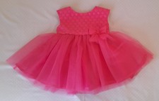 Baby Girl Pink Tutu Party Dress Bow Fancy 18M Princess Dress