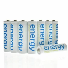 BTY 4-20pcs white 1.2V AA AAA NI-MH 800/2000/3000/3300mAh Rechargeable Batteries