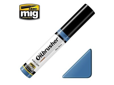 AMMO MIG - Weathering product Oilbrusher - SKY BLUE, 3528