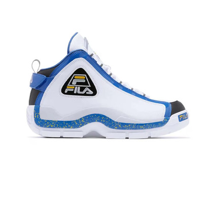 Fila Grant Hill 2 White Nebulas Blue Lemon Sneakers Men's Size 13 New w/ box 