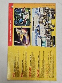 Lego Power Miners 8957 Mine Mech Instruction Manual Good Condition