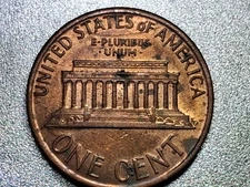 1988 Lincoln Penny. Die Clashes, Breaks, Strike Through, DDR 💥  (#004)