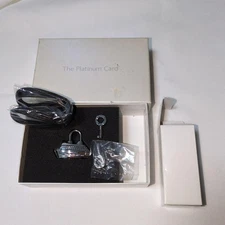 American Express Amex Platinum Card Birthday Gift Engraved Cruise Ship Shape Key