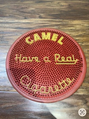 Camel Zigaretten Runde Barmatte Gummi Rutschfest Barware Man Cave Getränk - Bild 1 von 4