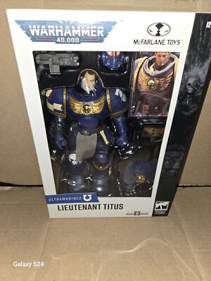 McFarlane Warhammer 40000 Lieutenant Titus Space Marine 7'' Action Figure 
