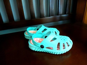 size 26 Crocs Turqoise/Sparkle | eBay