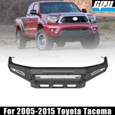 Bumper For 2005-2015 Toyota Tacoma Steel Off-road Front Bumper Wled Lights