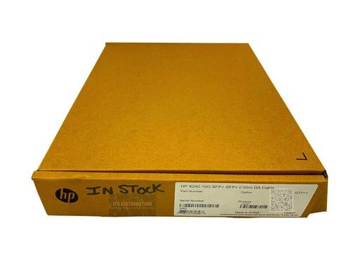 Cable DAC HPE X240 10G SFP+ SFP+ 0.65m JD095C – Quick Informatica S.A