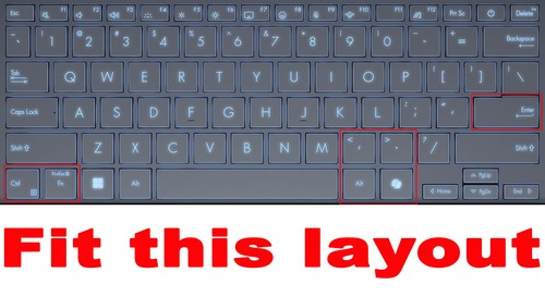 Tastatur Hülle Cover für Asus Vivobook S5406 S5406MA M5406 M5406UA M5406NA D5406 - Bild 2 von 2