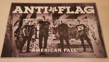 Anti-Flag Autographed 18x24 American Fall Promo Poster #2 Anti-Flag Autographed 18x24 American Fall Promo Poster #2