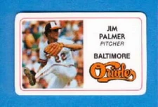 1981 Perma Graphics card JIM PALMER Baltimore Orioles