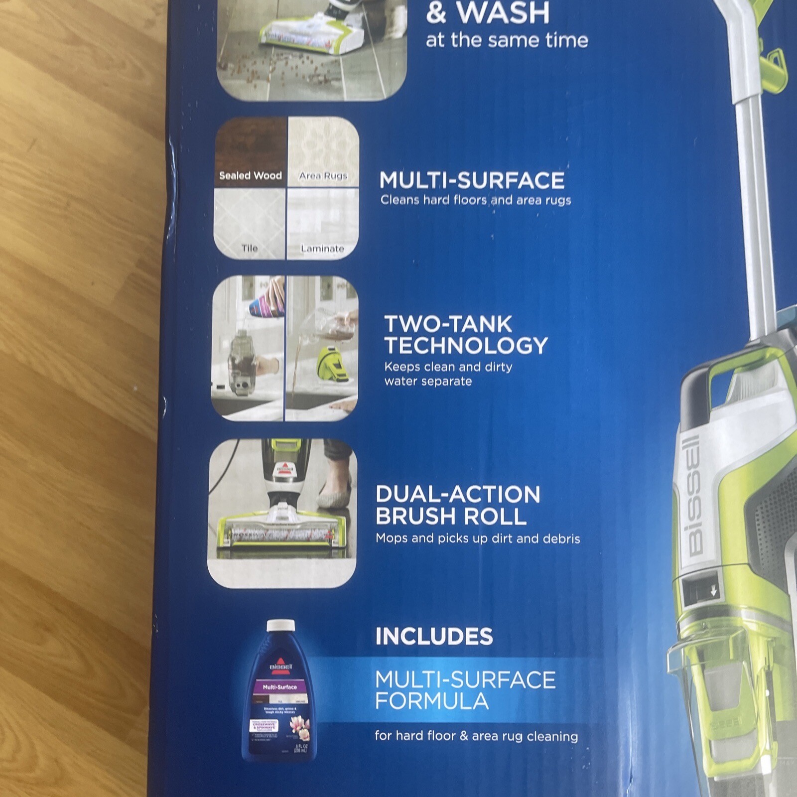 (MA2) Bissell CrossWave Floor and Area Rug Cleaner, WetDry Vacuum