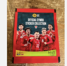 M&S Food Wales Fu&szlig;ball Sticker 10 Einzelkarten nagelneu
