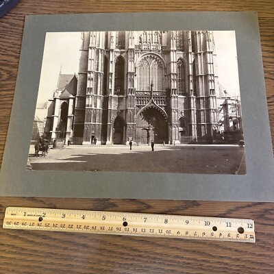 VTG Antwerp Cathedral Main Portal Facade Belgian Gothic Architecture Photo