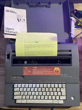 Smith Corona SL575 5A-A Spell Right Portable Electric Typewriter w/ Cover, Used thumbnail