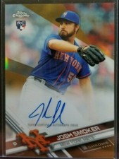 2017 Topps Chrome Gold Refractor Josh Smoker Autographed #24/50