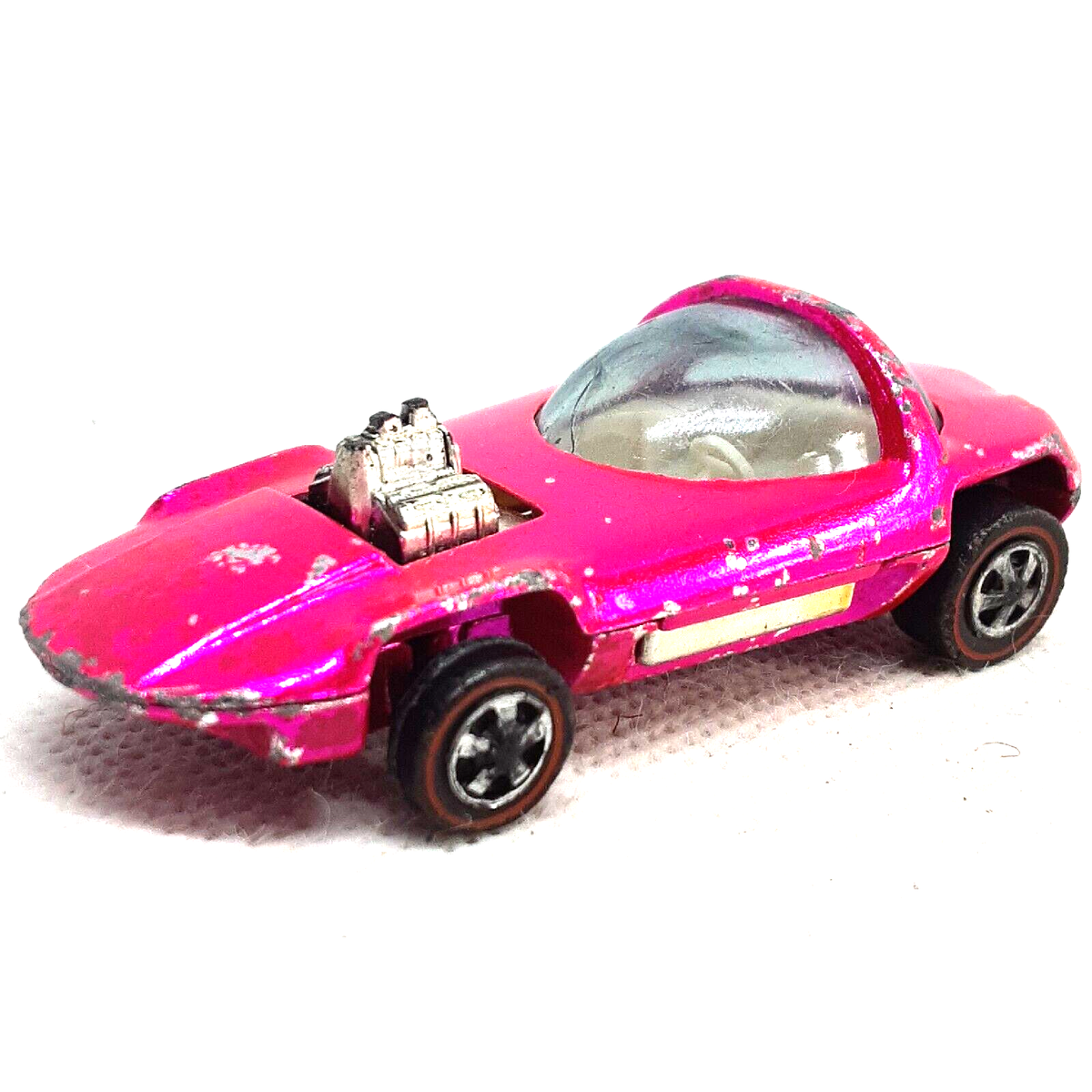 Hot Wheels Redline Silhouette 1967 Hot Pink White Interior Made In