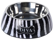 18cm Medium Non Slip Stainless Steel Dog Bowl Pet Puppy Feeding Water Food Dish 