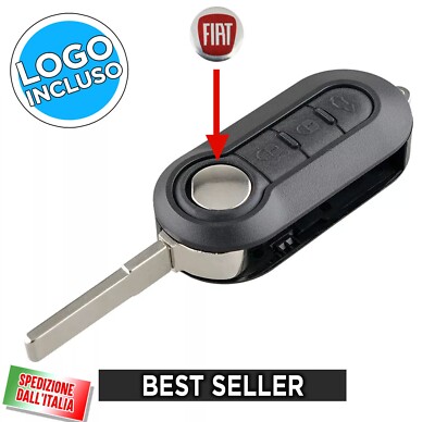 CHIAVE TELECOMANDO PER FIAT 500 X L PUNTO EVO PANDA 433Mhz - PCF7946 - Foto 10