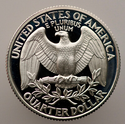 1996-S Washington Quarter - Gem Proof - 90% Silver - .1808 Troy oz