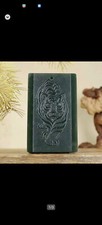 CERTIFIED*RARE*GORGEOUS LARGE HETIAN GREEN JADE稀有大个头天然和田玉碧玉虎牌吊坠项链 TIGER NECKLACE