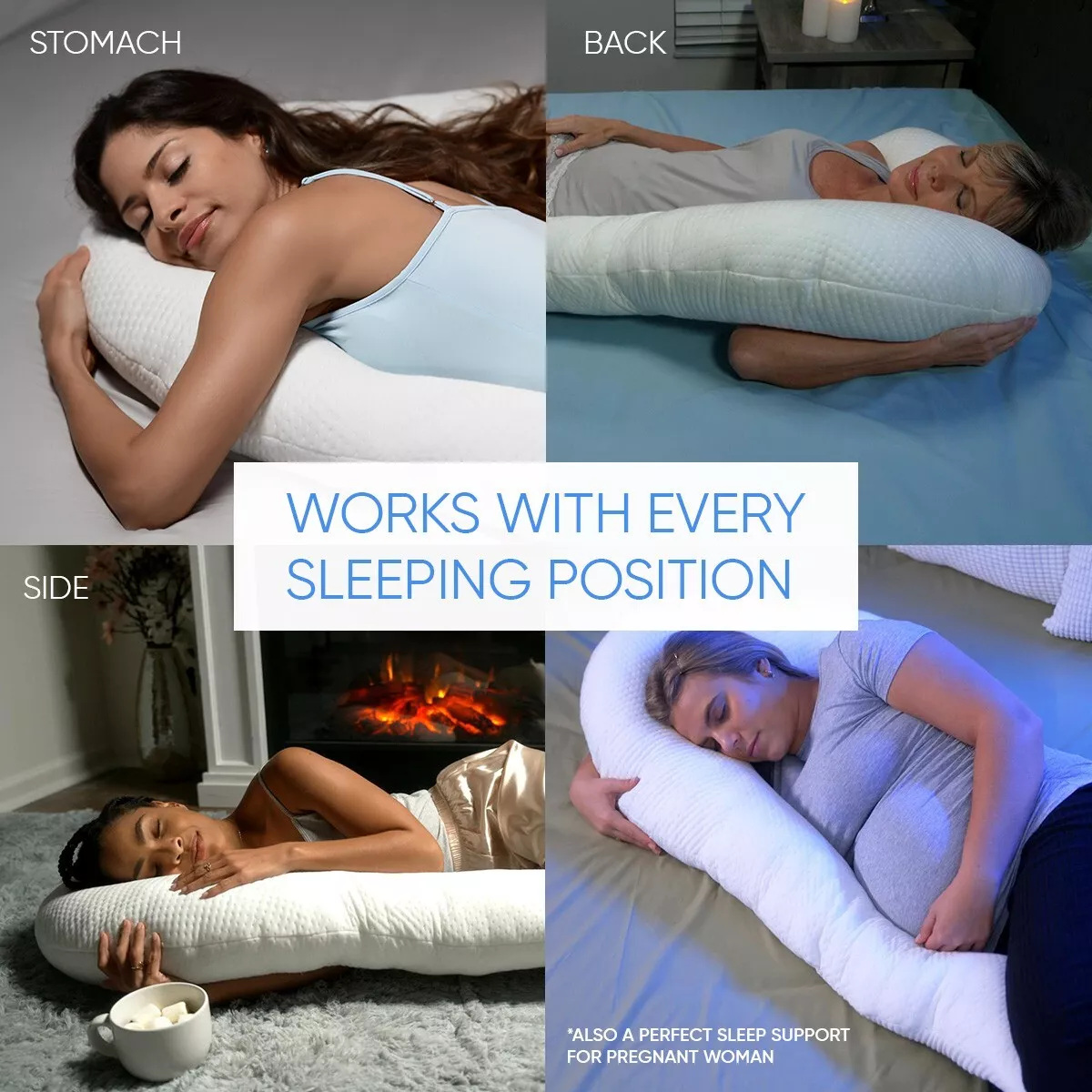 Contour Swan Full Body Support Pillow